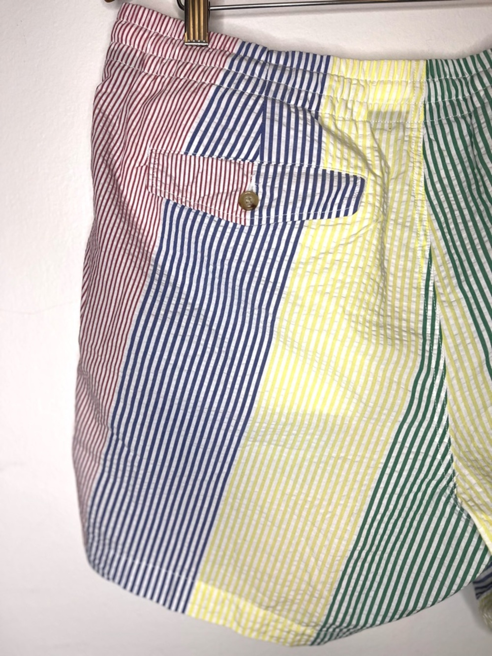 Polo Ralph Lauren Shorts Seersucker Stripe Men’s Deck Shorts XL - Picture 7 of 10